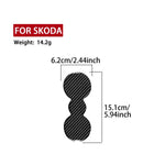 Tappetino adesivo per portabicchieri per Skoda Octavia con guida a sinistra e a destra (2017-2021).