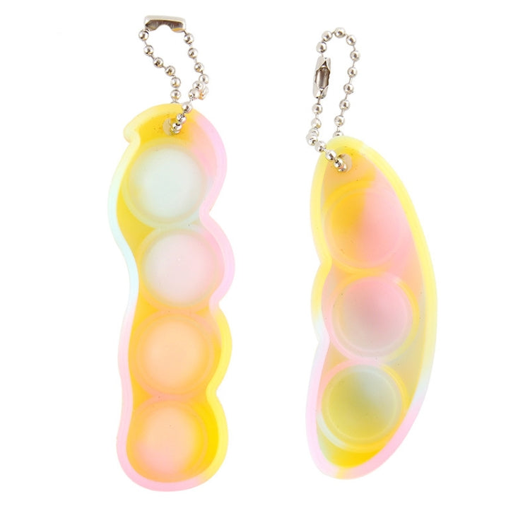 3 paia di decompressione Finger Bubble Fan Keychain Pressed Venting Finger Spremuto Giocattoli, Bubble Fan Keychain