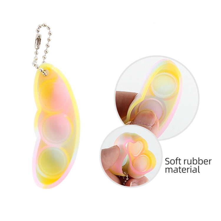3 paia di decompressione Finger Bubble Fan Keychain Pressed Venting Finger Spremuto Giocattoli, Bubble Fan Keychain