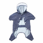 Impermeabile per cani con cappuccio trasparente S-XXXL