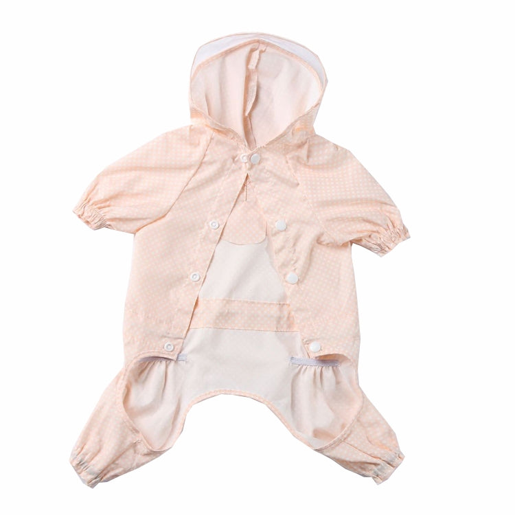 Impermeabile per cani con cappuccio trasparente S-XXXL