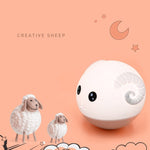 ZD-26 Bambini in silicone con luce notturna Sleep Pat, ZD-26 Goat Warm Light, ZD-26 Goat Colorful