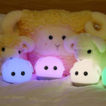 ZD-26 Bambini in silicone con luce notturna Sleep Pat, ZD-26 Goat Warm Light, ZD-26 Goat Colorful