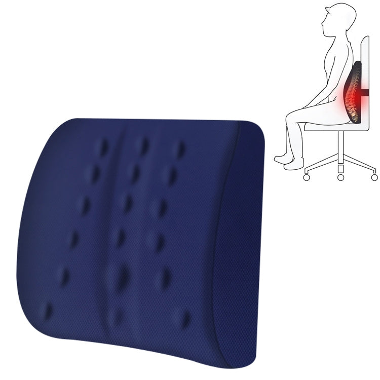 Cuscino lombare Cuscino per sedile premaman per ufficio Cuscino lombare per auto in memory foam lombare, Stile:, Standard (Blue), Standard (Gray), Standard (Black), Standard (Pink), 3D (Blue), 3D (Gray), 3D Upgrade Core (Blue), 3D Upgrade Core (Gray)