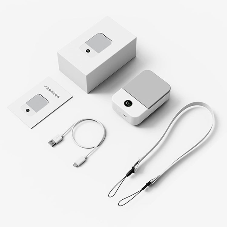 Mini ventilatore portatile USB da collo silenzioso 3 velocità