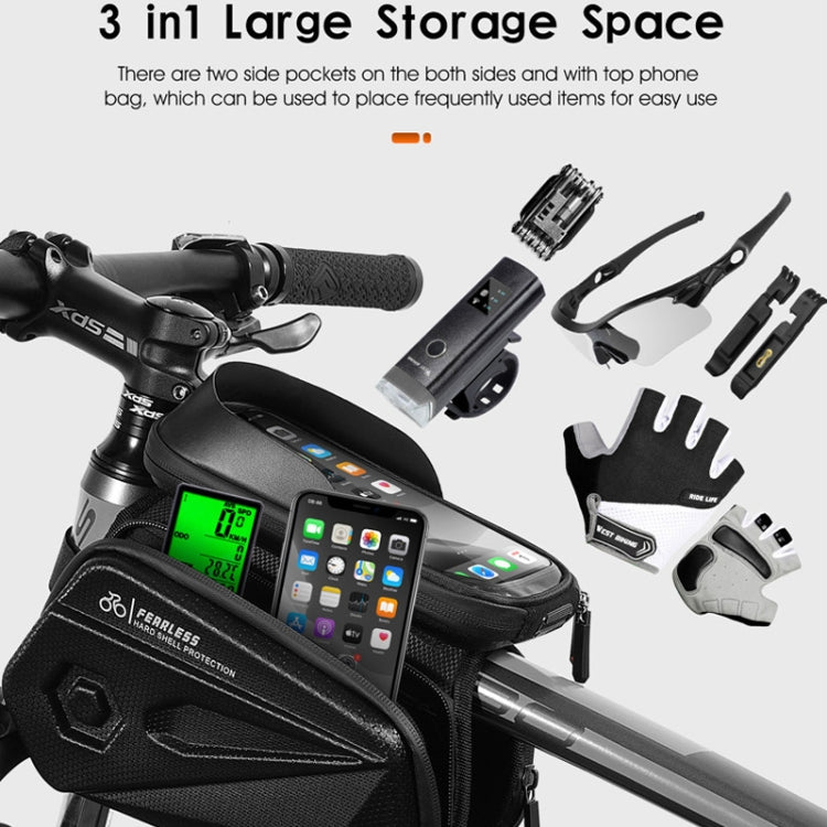 WEST BIKING YP0707256 Attrezzatura per l'equitazione con pacchetto trave anteriore per bicicletta per mountain bike con guscio rigido, WEST BIKING YP0707256