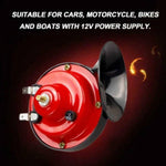 1 paio 110BD 12V Motocicletta elettrica Altoparlante a forma di lumaca a singolo suono, Snail Speaker