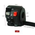 Interruttore universale per gruppo maniglia per modifica moto, Left, Right
