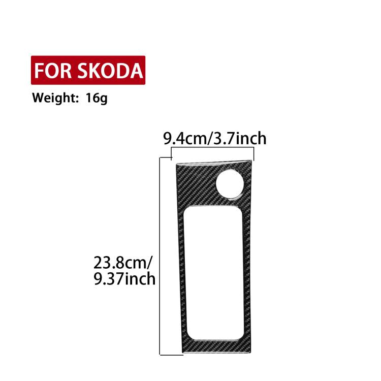 Adesivo decorativo per portabicchieri per Skoda Octavia con guida a sinistra e a destra (2017-2021).