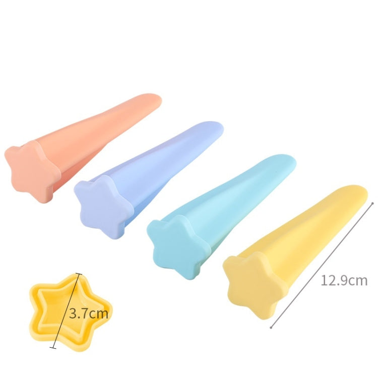 2 set 4 in 1 set di stampi per ghiaccioli per bambini stampo in silicone per uso alimentare consegna colore casuale, 2 Sets 4 in 1