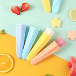 2 set 4 in 1 set di stampi per ghiaccioli per bambini stampo in silicone per uso alimentare consegna colore casuale, 2 Sets 4 in 1