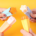 2 set 4 in 1 set di stampi per ghiaccioli per bambini stampo in silicone per uso alimentare consegna colore casuale, 2 Sets 4 in 1