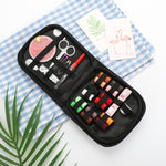 Kit da cucito portatile da 2 pezzi 27 in 1 Kit da cucito da viaggio per la casa, 27 in 1