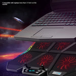 Base raffreddamento laptop 6 ventole RGB regolabile 5V