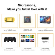 Console di gioco portatile X20 LIFE Classic Games con schermo da 5,1 pollici e memoria da 8 GB, supporta l'uscita HDMI, X20 LIFE / Yellow, X20 LIFE / Blue, X20 LIFE / Gray