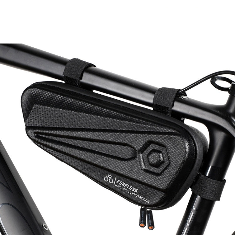 WEST BIKING YP0707257 Borsa triangolare per bicicletta Borsa per bici con guscio rigido EVA Borsa per mountain bike Borsa per trave anteriore Attrezzatura per l'equitazione, WEST BIKING YP0707257