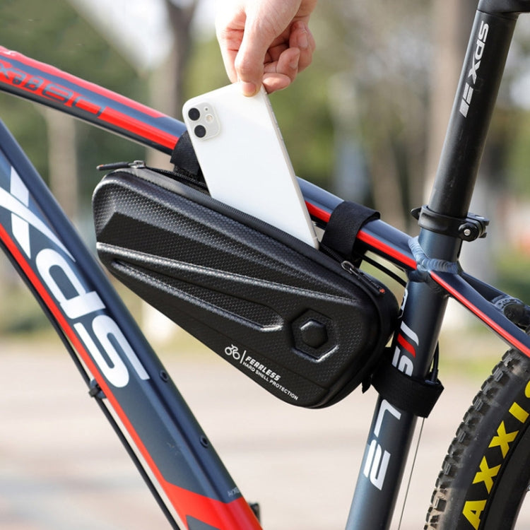 WEST BIKING YP0707257 Borsa triangolare per bicicletta Borsa per bici con guscio rigido EVA Borsa per mountain bike Borsa per trave anteriore Attrezzatura per l'equitazione, WEST BIKING YP0707257