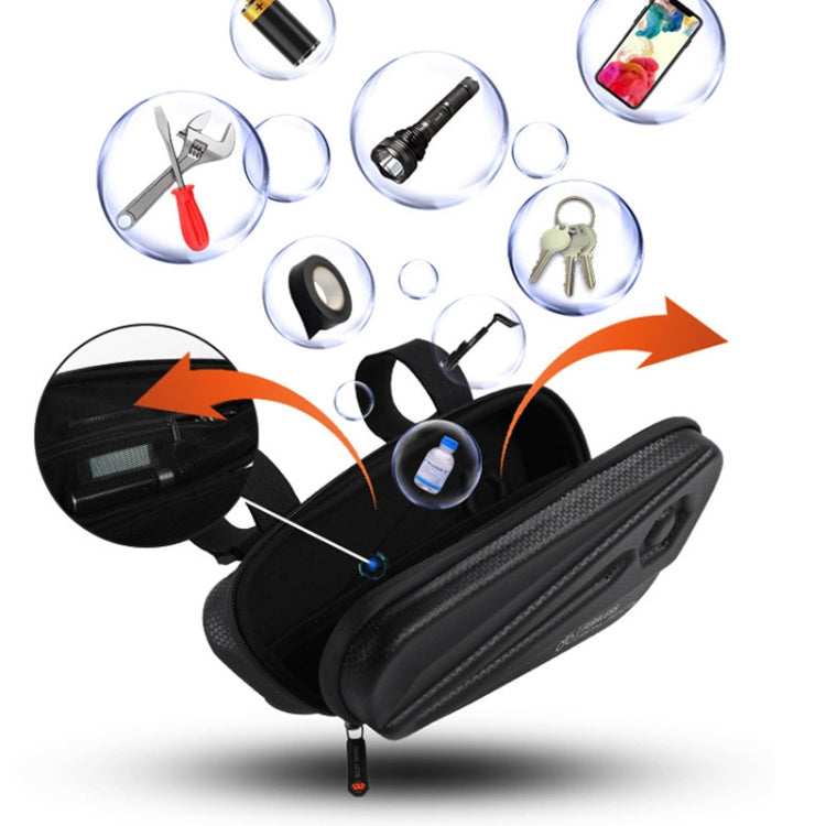 WEST BIKING YP0707257 Borsa triangolare per bicicletta Borsa per bici con guscio rigido EVA Borsa per mountain bike Borsa per trave anteriore Attrezzatura per l'equitazione, WEST BIKING YP0707257