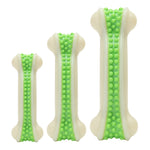 Giocattolo per animali domestici Bastone molare Nylon per animali domestici Sapore di carne Ossa giocattolo per cani, Small, Medium, Large