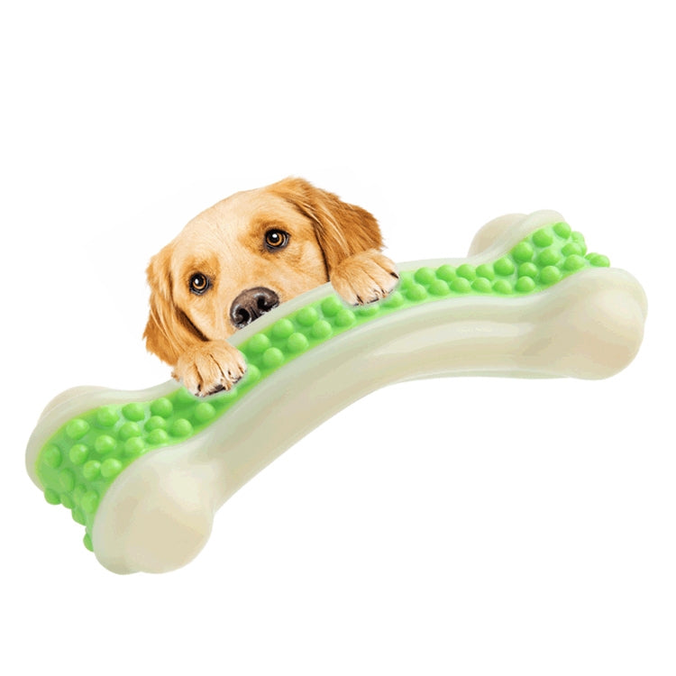 Giocattolo per animali domestici Bastone molare Nylon per animali domestici Sapore di carne Ossa giocattolo per cani, Small, Medium, Large