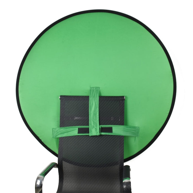EY-068 Pannello per sfondo video con schermo verde pieghevole in tessuto per foto identificative con sfondo verde per sedia e-sport, 75cm, 110cm, 142cm