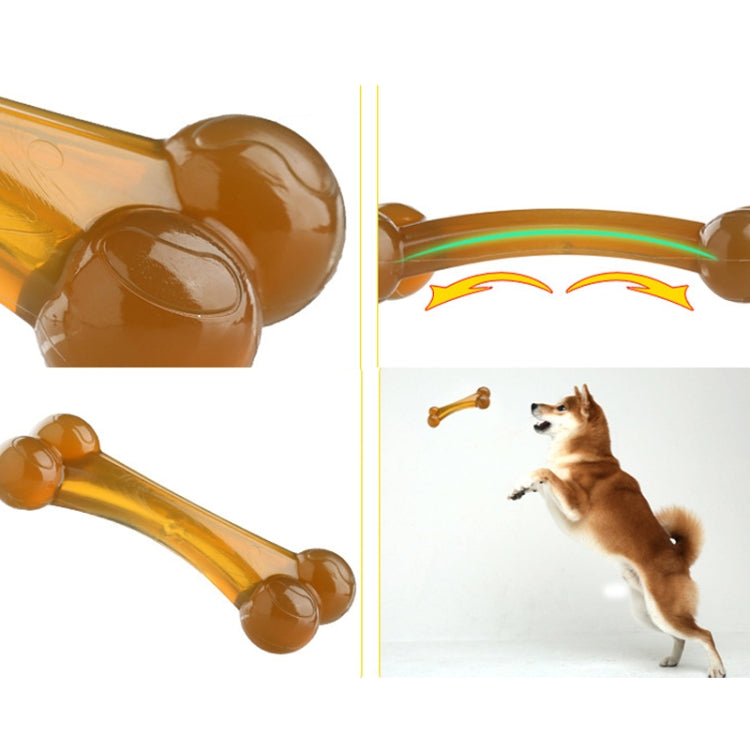 Giocattolo per morso di cane per la pulizia del bastoncino molare per cani in nylon PU, Large Double Head Arched Bone, Small Double Bone, Large Double Bone, Small Arched Bone, Large Arched Bone