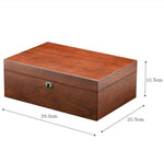 Scatola per orologi in legno Scatola per esposizione di orologi per gioielli, 2 Big Pillows + 5 Small Pillows, 10 Epitope Wooden