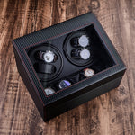 4 + 5 Epitope Watch Scatola di immagazzinaggio del motore rotante Orologio a carica automatica Shaker, spina UK, 4 + 5 Epitope UK Plug