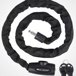 WEST BIKING 0705042 Lucchetto antifurto per bicicletta Lucchetto per catena per mountain bike e moto, 0.6M, 0.9M, 1.2M