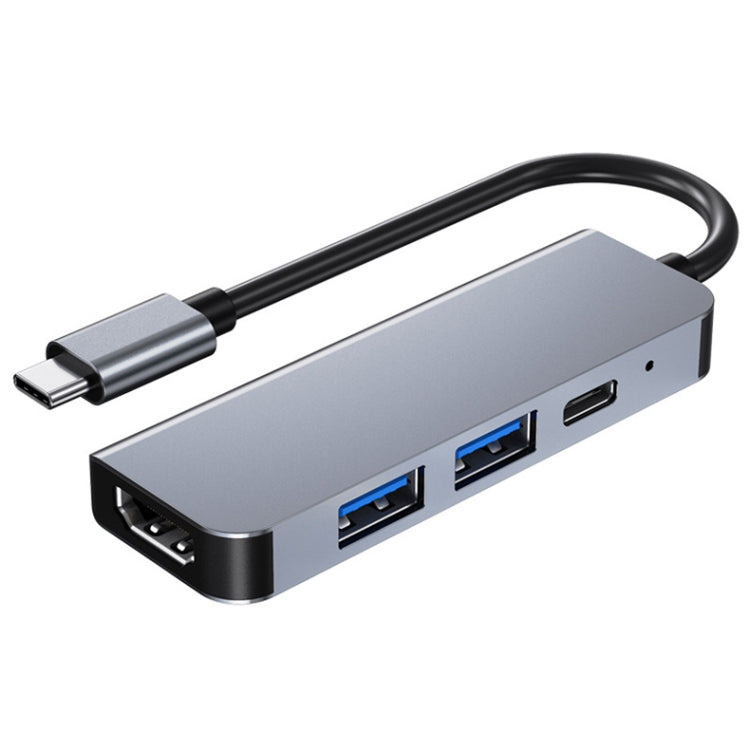 Hub USB-C 4 in 1 con HDMI 4K, USB 3.0, USB 2.0 e PD