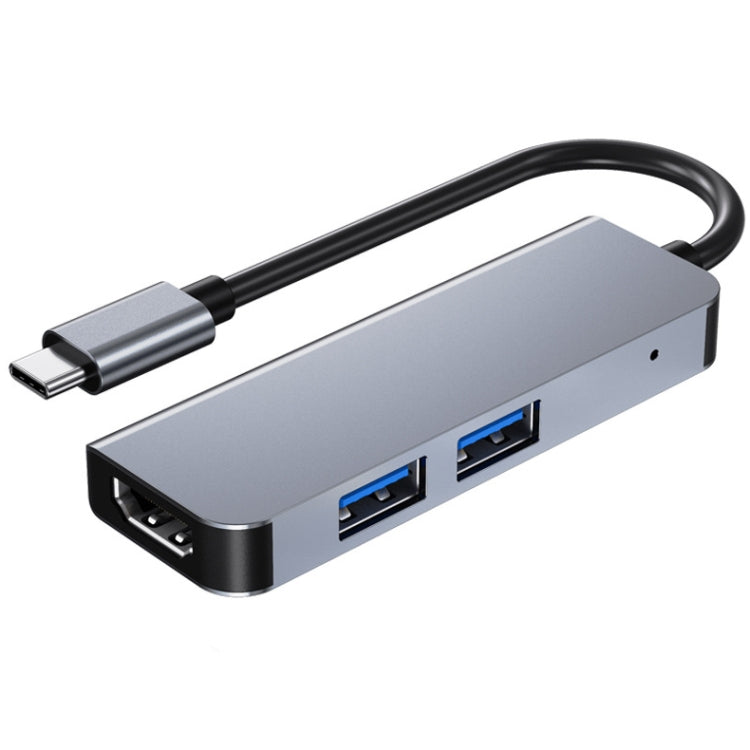 Docking station 3 in 1 USB-C con HDMI 4K e 2 porte USB 3.0