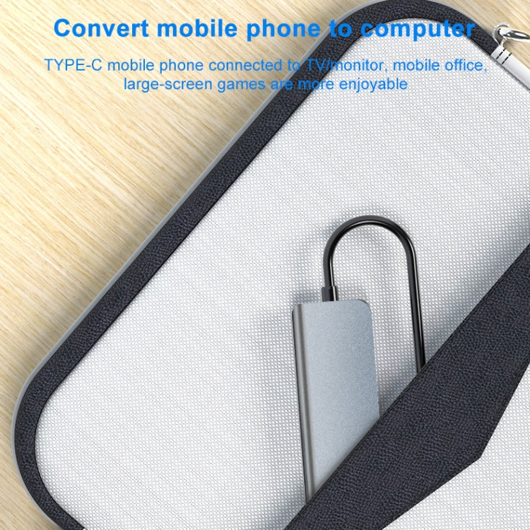 Docking station 3 in 1 USB-C con HDMI 4K e 2 porte USB 3.0