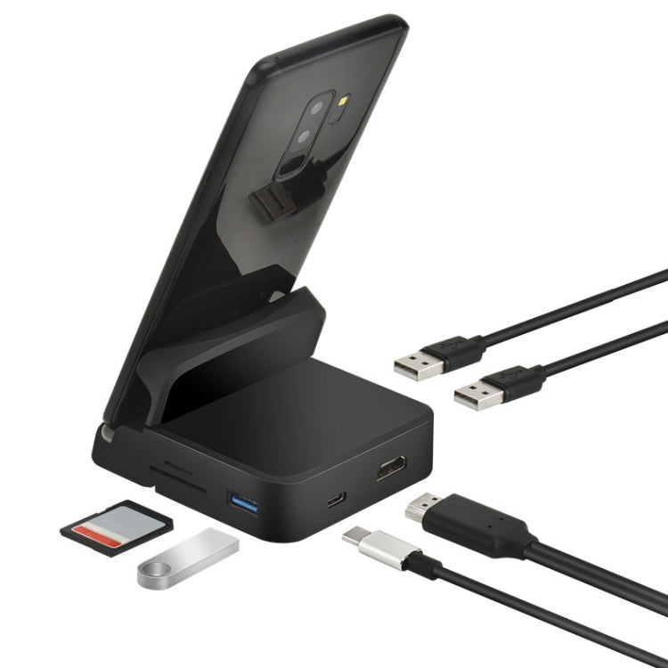 Hub USB-C 7 in 1 con HDMI 4K, USB 2.0/3.0 e slot SD/TF