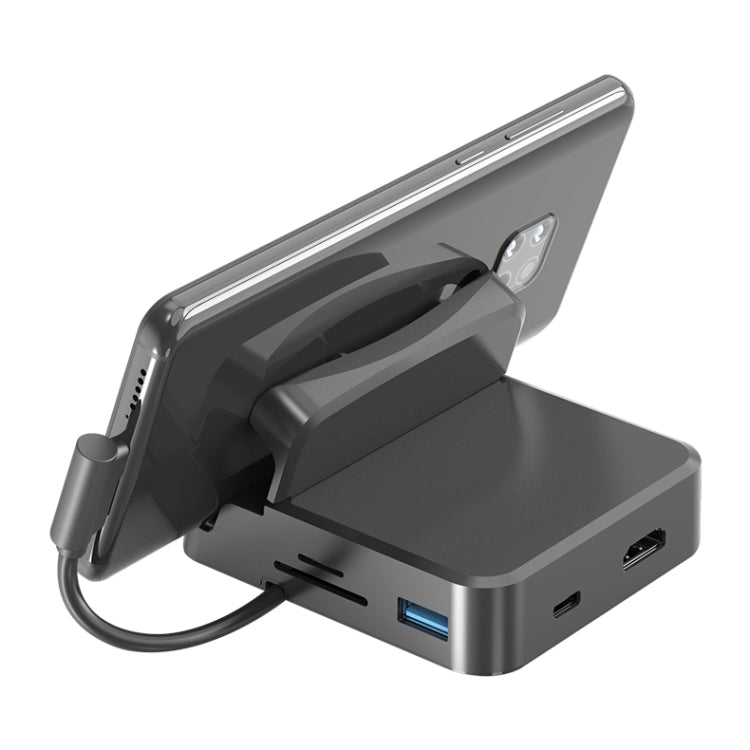 Hub USB-C 7 in 1 con HDMI 4K, USB 2.0/3.0 e slot SD/TF