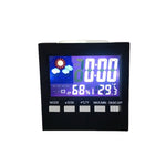 2159 Sveglia con display per temperatura e umidità domestica Orologio digitale multifunzione con schermo a colori elettronico per interni, Temperature And Humidity Display Alarm Clock