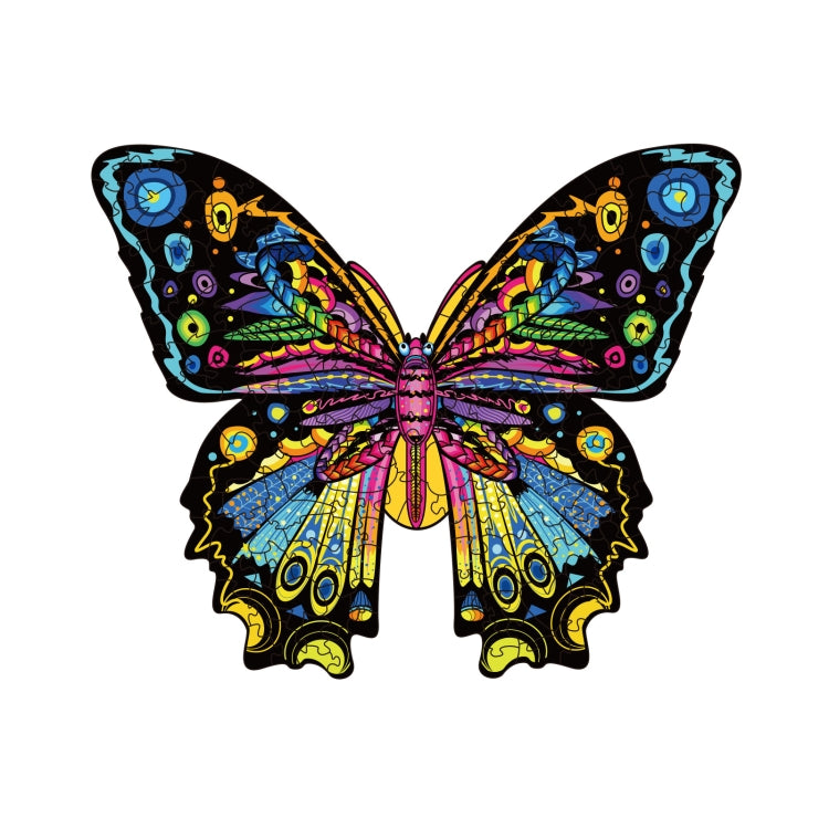 Puzzle Alieno in Legno Farfalla Puzzle Animale Tridimensionale Irregolare, Dimensione:, S, M, L
