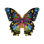 Puzzle Alieno in Legno Farfalla Puzzle Animale Tridimensionale Irregolare, Dimensione:, S, M, L