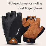 WEST BIKING YP0211196 Guanti da moto antiscivolo antiurto a mezze dita Attrezzatura da equitazione, S, M, L, XL