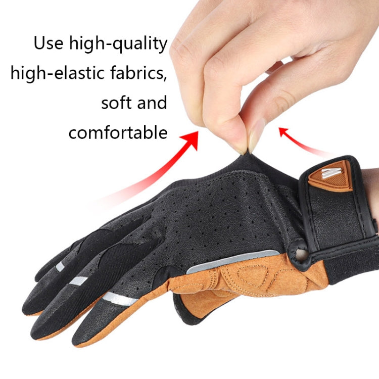 WEST BIKING YP0211197 Guanti da moto antiscivolo antiurto a dito intero Attrezzatura da equitazione, S, M, L, XL