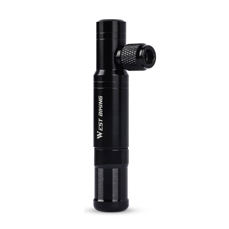 WEST BIKING YP0711083 Strumento multifunzionale per la riparazione di pneumatici per biciclette Attrezzatura di guida di emergenza per gonfiaggio portatile, Black Without Gas Cylinder