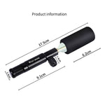 WEST BIKING YP0711083 Strumento multifunzionale per la riparazione di pneumatici per biciclette Attrezzatura di guida di emergenza per gonfiaggio portatile, Black Without Gas Cylinder