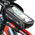 WEST BIKING YP0707235 Borsa per trave anteriore per mountain bike Borsa per bicicletta impermeabile per cellulare Borsa rigida riflettente Attrezzatura per l'equitazione, YP0707235
