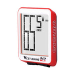 WEST BIKING Mountain Road Bike Wireless Big Character Table Tachimetro di velocità con luce notturna impermeabile con grande schermo, Night Light Speed Speedometer(Green), Night Light Speed Speedometer(Black), Night Light Speed Speedometer(Red)        ...