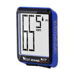 WEST BIKING Mountain Road Bike Wireless Big Character Table Tachimetro di velocità con luce notturna impermeabile con grande schermo, Night Light Speed Speedometer(Green), Night Light Speed Speedometer(Black), Night Light Speed Speedometer(Red)        ...