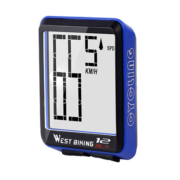 WEST BIKING Mountain Road Bike Wireless Big Character Table Tachimetro di velocità con luce notturna impermeabile con grande schermo, Night Light Speed Speedometer(Green), Night Light Speed Speedometer(Black), Night Light Speed Speedometer(Red)        ...