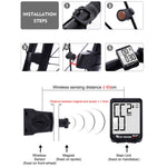 WEST BIKING Mountain Road Bike Wireless Big Character Table Tachimetro di velocità con luce notturna impermeabile con grande schermo, Night Light Speed Speedometer(Green), Night Light Speed Speedometer(Black), Night Light Speed Speedometer(Red)        ...