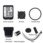 WEST BIKING Mountain Road Bike Wireless Big Character Table Tachimetro di velocità con luce notturna impermeabile con grande schermo, Night Light Speed Speedometer(Green), Night Light Speed Speedometer(Black), Night Light Speed Speedometer(Red)        ...