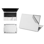 Copertura superiore per computer 4 in 1 JRC + copertura inferiore + adesivo di supporto completo + pellicola adesiva touch Pellicola protettiva per guscio per notebook, For Huawei Matebook X Pro 2019 / 2020 (Silver)                                     ...