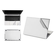 Copertura superiore per computer 4 in 1 JRC + copertura inferiore + adesivo di supporto completo + pellicola adesiva touch Pellicola protettiva per guscio per notebook, For Huawei Matebook X Pro 2019 / 2020 (Silver)                                     ...