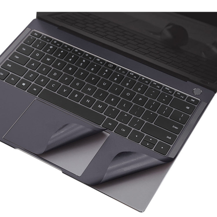Copertura superiore per computer 4 in 1 JRC + copertura inferiore + adesivo di supporto completo + pellicola adesiva touch Pellicola protettiva per guscio per notebook, For Huawei Matebook X Pro 2019 / 2020 (Silver)                                     ...